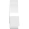 Ekena Millwork Ericson Architectural Grade PVC Gable Bracket, 72"W x 18"H x 6"D x 6"F, 6/12 Pitch GBP072X18X0606ERI00 - alternate 2